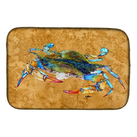 CAROLINES TREASURES Crab Dish Drying Mat 8655DDM